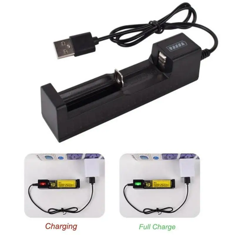 

Atting 18650 usb battery charger smart led battery 26650 For 18650 li-ion chargering 14500 rechargeable batteries adapter D4L4