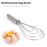 multi function eggbeater stainless steel pipe handle firm and creative simple egg yolk filter and milker