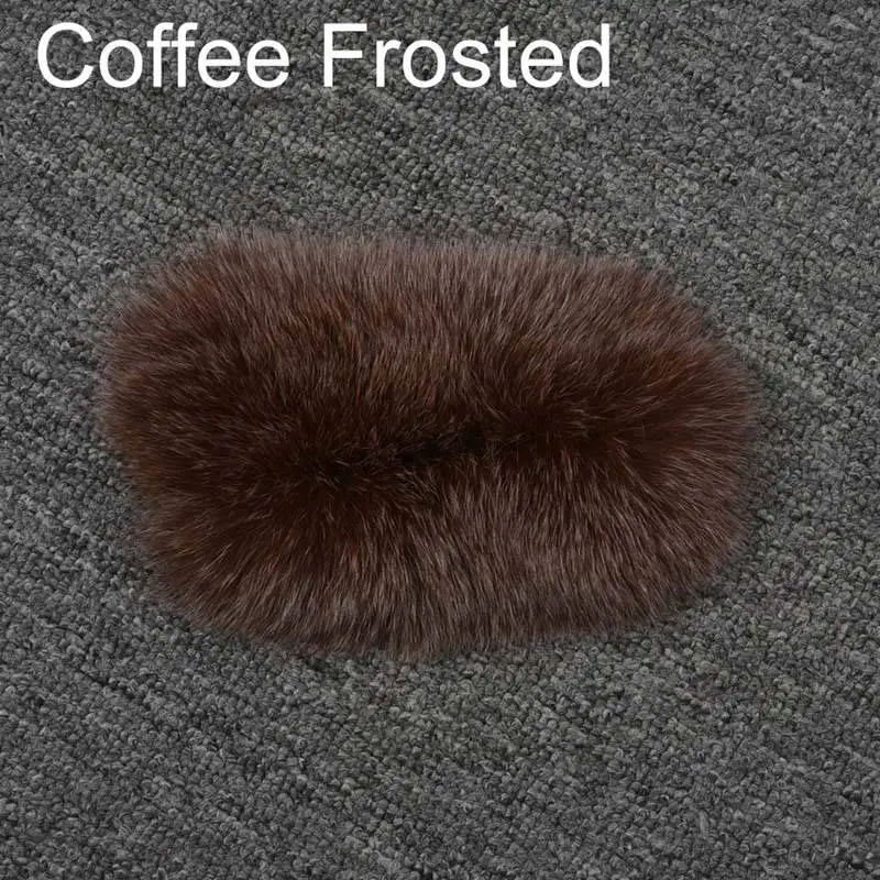 Coffee Frosted JKKFURS Новое поступление женские жилеты из натурального Лисьего меха высокого качества женские модные стильные жилеты из натурального меха 3 ряда куртки S7162 - Цвет: Coffee Frosted