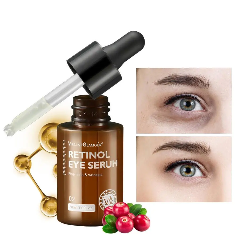 

30ml Retinol Eye Serum Anti-wrinkle Remove Eye Bags Fade Lines Brighten Eye Cream Dark Circles Whitening Skin Care Essence