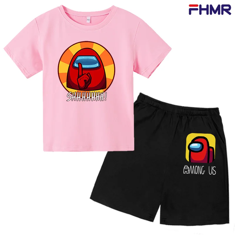 

4-12 years old Y2 set boy T-shirt kids shorts baby boy cartoon suit summer children's T-shirt short sleeve + pants cotton is amo
