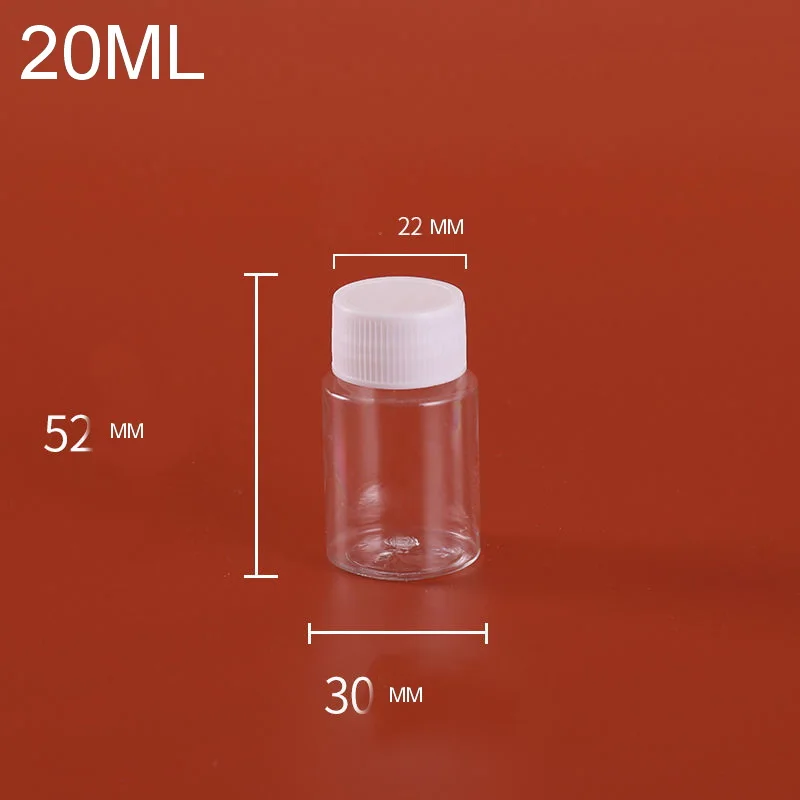 

100PCS 15/20/30/80/100ML Travel Portable Transparent Empty Plastic Flip Cap Bottles Cosmetic Shampoo Lotion Liquid Medicine Case