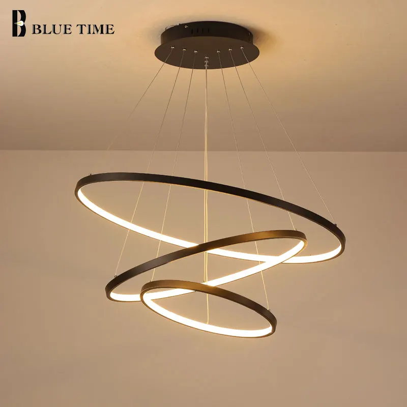 Светодиодный ные люстры современная лампа для гостиной спальни столовой кухни