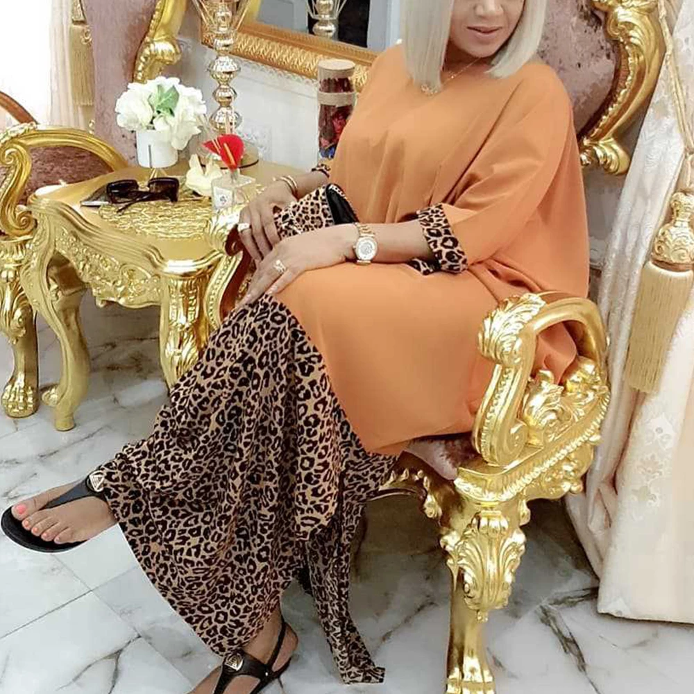 Платье женское длинное с леопардовым принтом | Тематическая одежда и униформа