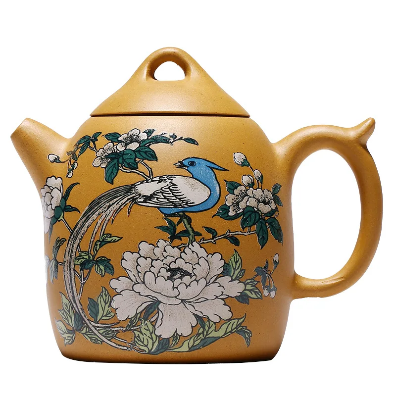 

Famous handmade Yixing raw ore section mud Qinquan purple clay pot teapot gift