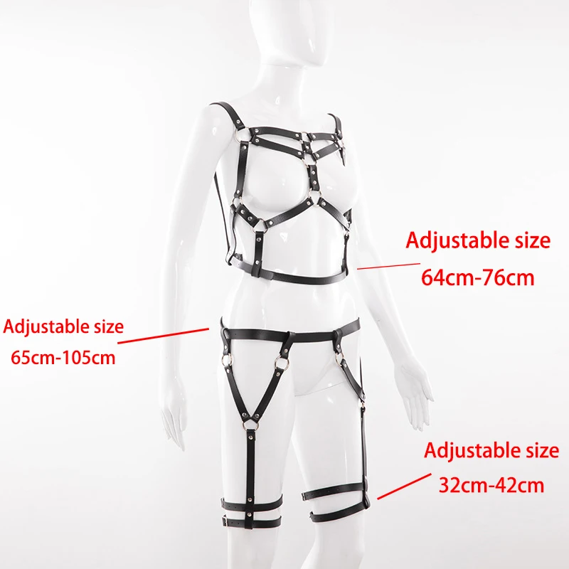 БДСМ бондаж веревка кожаная портупея игрушки для женщин Взрослый Регулируемый