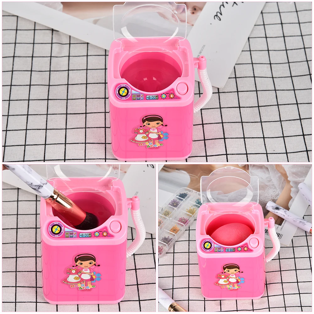 Мини-Кисть для макияжа электрическая стиральная машина игрушки детские