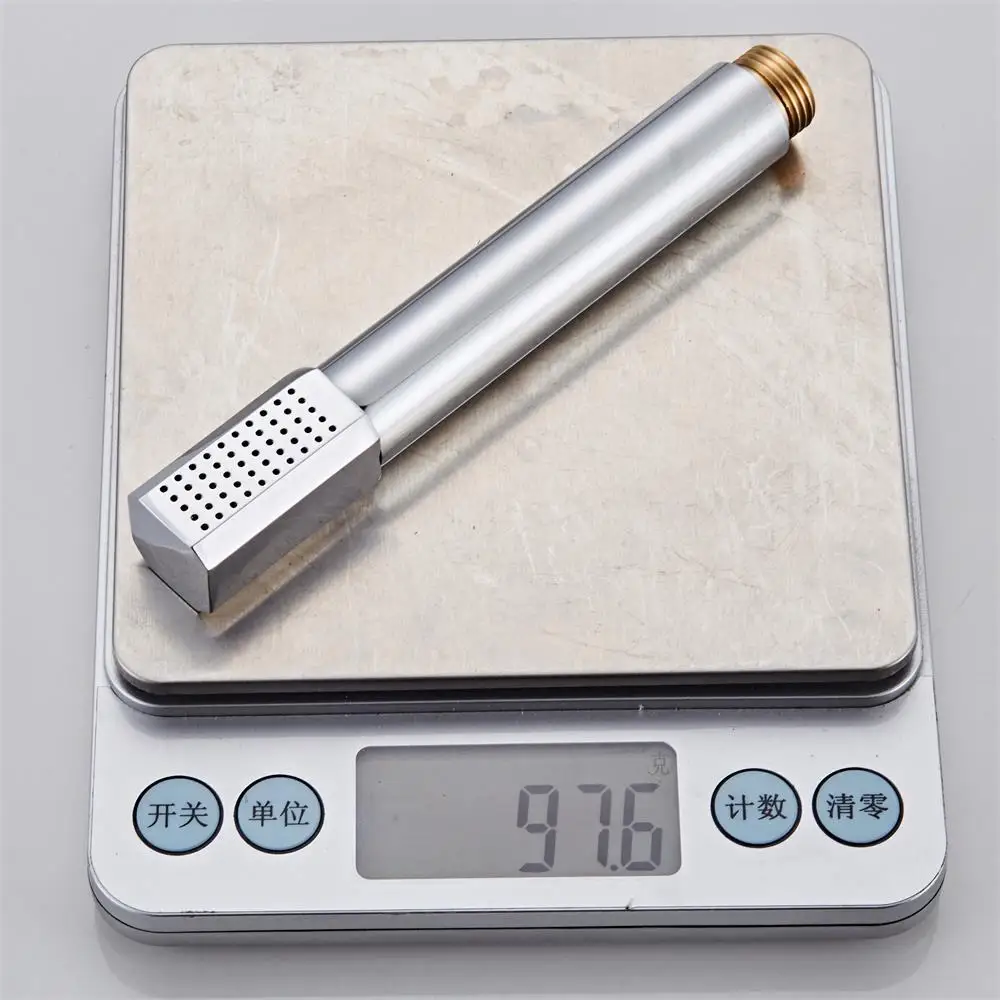 Хромированный настенный смеситель для ванной комнаты кран ванны с ручной лейкой