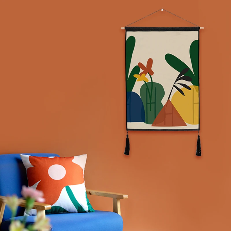 Цветной подвесной гобелен ткань ватт-час контейнер чехол для спальни отеля