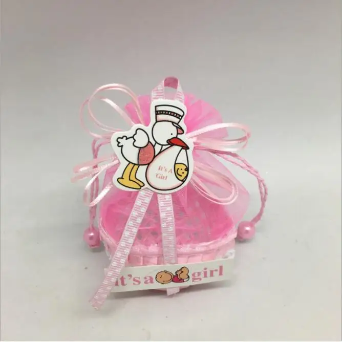 

60pcs Creative Candy Box Fruit Basket Baby Shower Favors Boxes and Bags Souvenirs Wedding Decoration Gifts for Guests