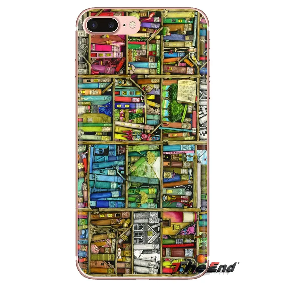 Мягкий TPU чехол для Huawei G7 G8 P7 P8 P9 P10 P20 P30 Lite Mini Pro P Smart плюс 2017 2018 2019 ретро-книга полка