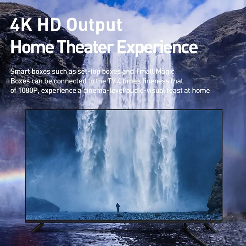 Кабель разветвитель Baseus 4K HD для 2 0 60HZ HDMI кабель переключатель телевизора проектор