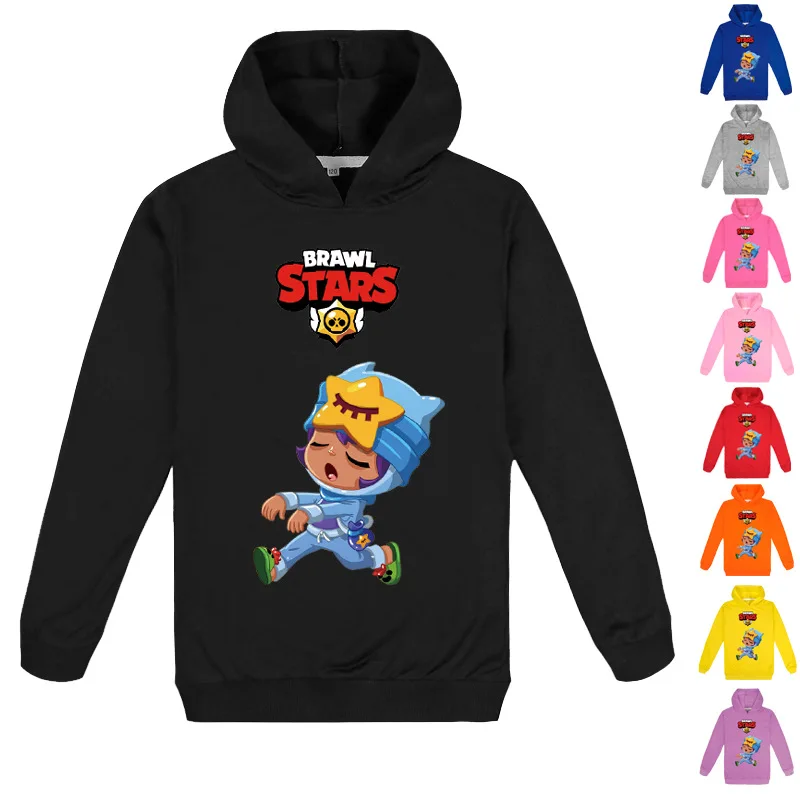 Детский спортивный пуловер с капюшоном для мальчиков и девочек на весну