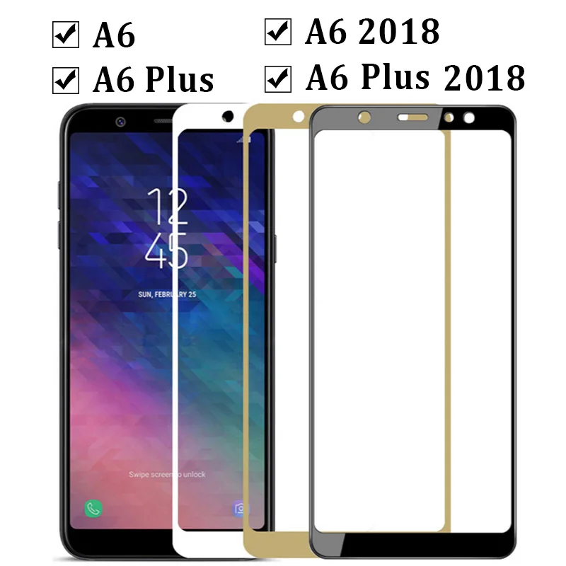 Бронированное Защитное стекло для Samsung a6 plus 2018 Защитная пленка экрана a 6 a6plus