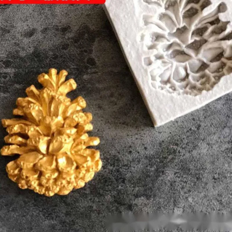 

Christmas Pine Cones Shape Cake Fondant Mold Candy Chocolate Silicone Molds Biscuits Mould DIY Cake Decoration Baking Tools