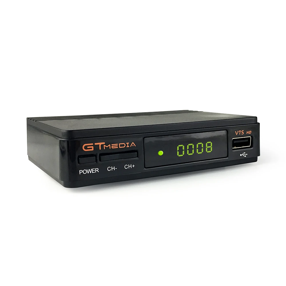 GTMEDIA V7S HD DVB-S2 спутниковый ресивер с поддержкой PowerVu Biss Key Newcamd Youporn full 1080P Доставка из