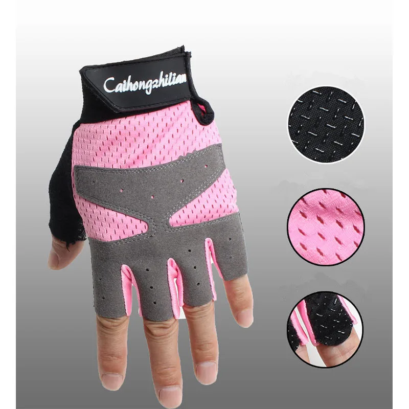Летние спортивные перчатки для фитнеса женщин тренажерного зала бодибилдинга
