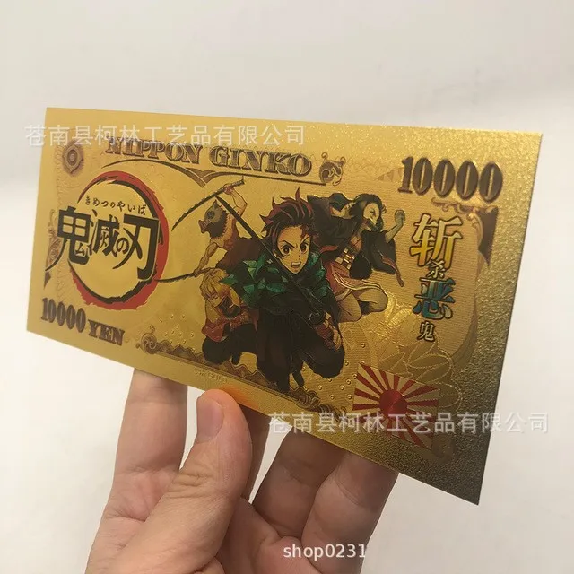 

10 types Demon Slayer Kimetsu No Yaiba Cosplay Commemorative Coin Kamado Tanjirou Nezuko Dongman Collecting Prop Gifts