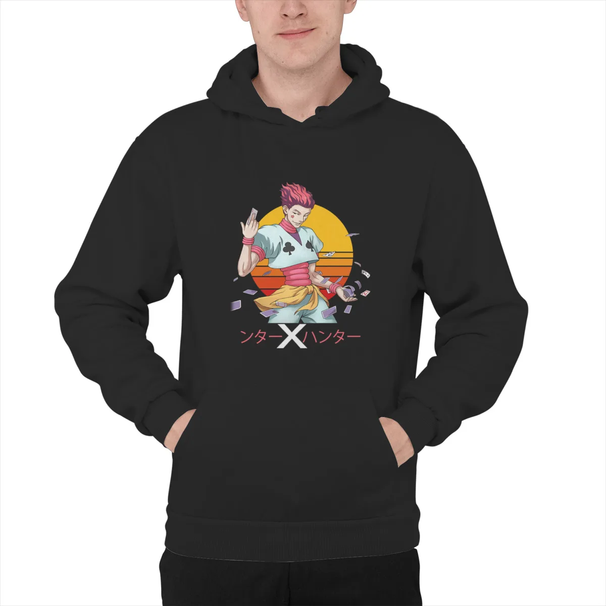 

Men's Hoodie Hunter x hunter hisokaPrint Games long Sleeve Pullover Top quality Sweatshirt 38356