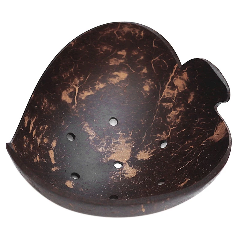 Натуральный миска из скорлупы кокоса десертная тарелка чаша в форме яблока для