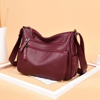 many pocket big crossbody bags for women 2020 genuine leather luxury handbag designer high quality shoulder bag bolsa feminina