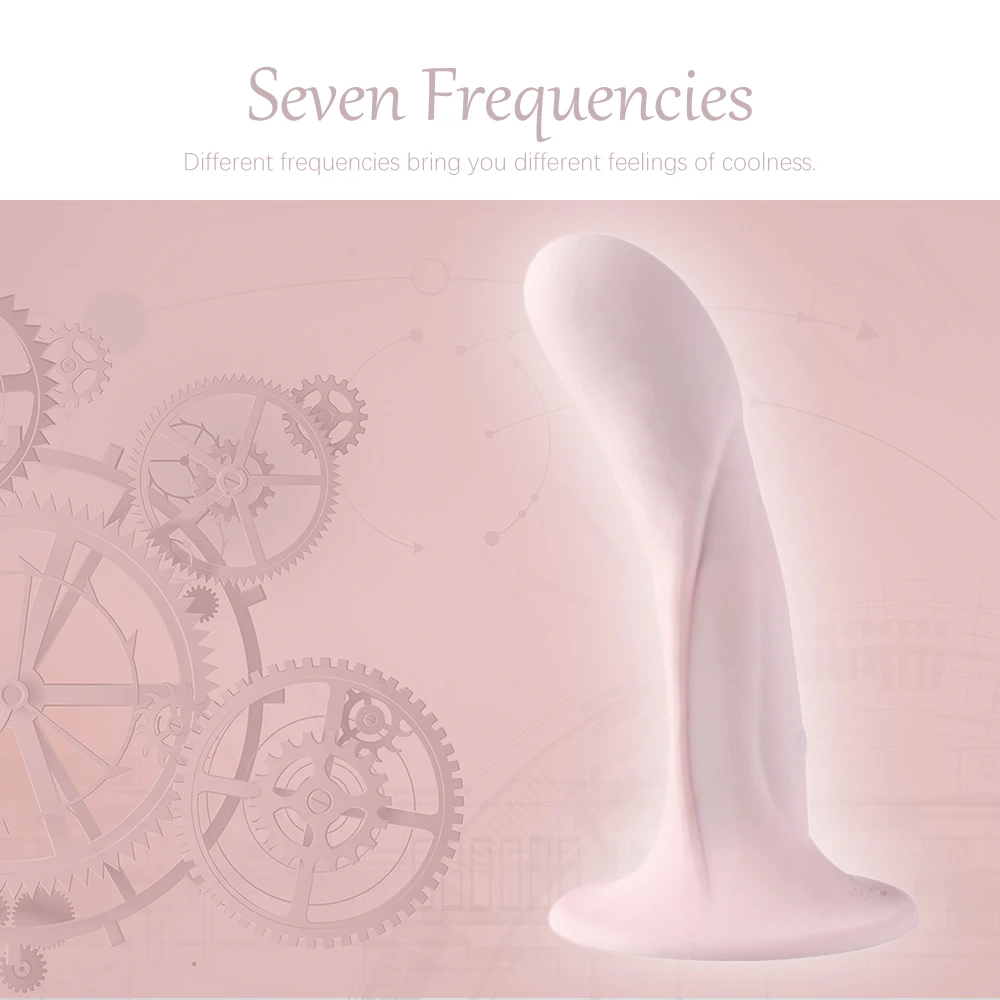 Вибратор с присоской мягкий силиконовый фаллоимитатор носимый Пенис