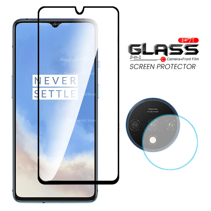 2-в-1 Камера Стекло на Oneplus 7 T 1 плюс бронированный Экран протектор One Plus T7 Oneplus7t