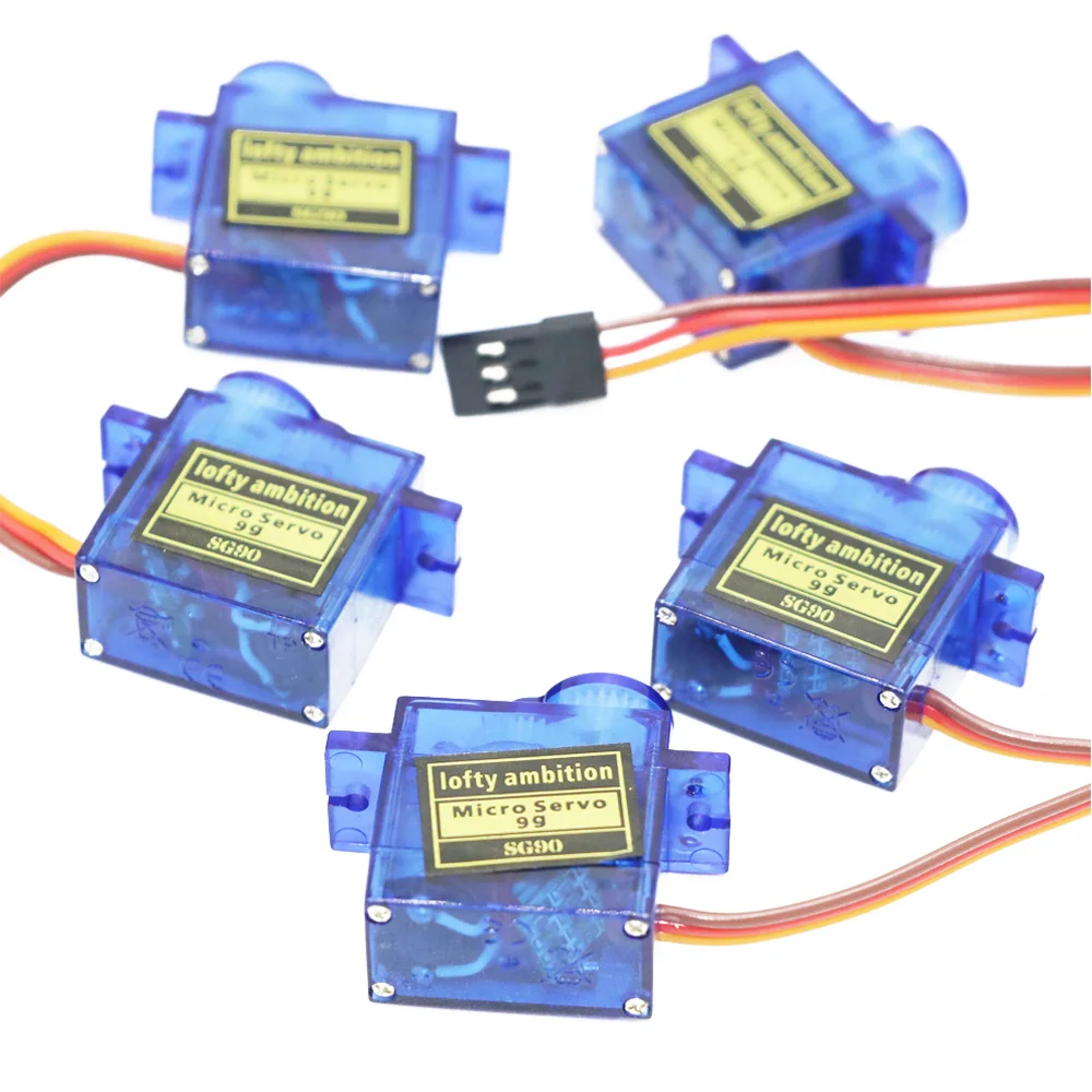 5 шт./лот микро сервопривод SG90 3 8 4 в 9 г с пластиковой шестерней для Arduino