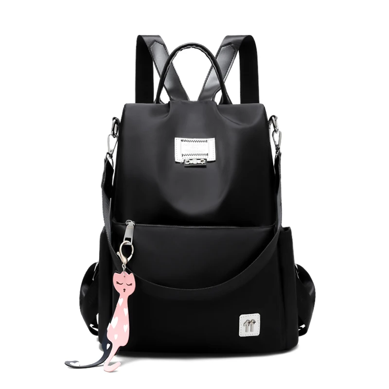 Oxford Cloth Backpack for Women New Trendy Anti-Theft Schoolbag Travel Fashion Canvas Bag Large-Capacity Backpack
