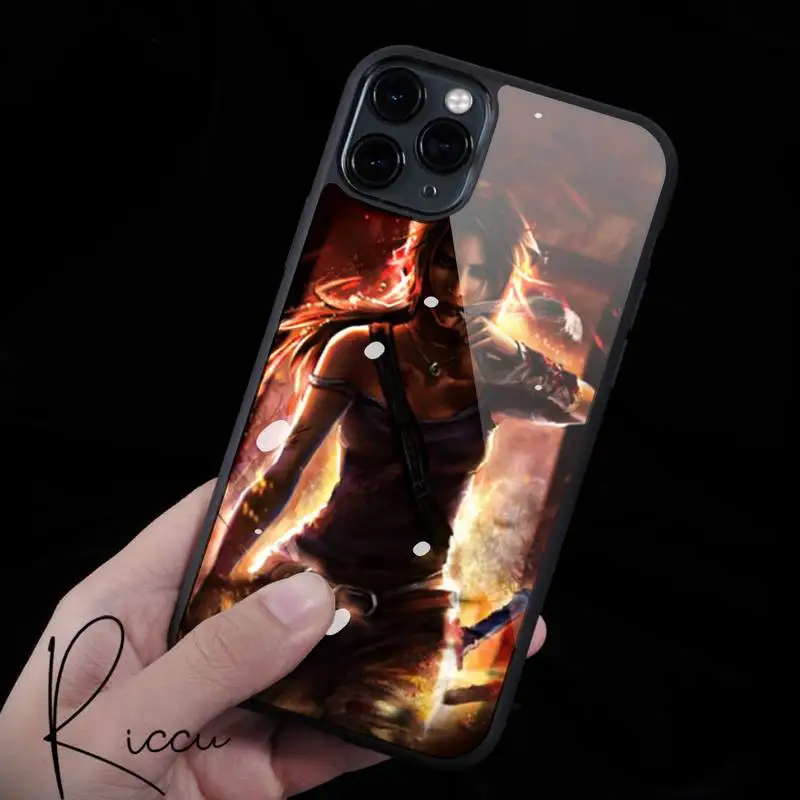 

Tomb Raider Phone Case Rubber For IPhone 12 11 Pro Max XS 8 7 6 6S Plus X 5S SE 2020 XR 12Mini Case