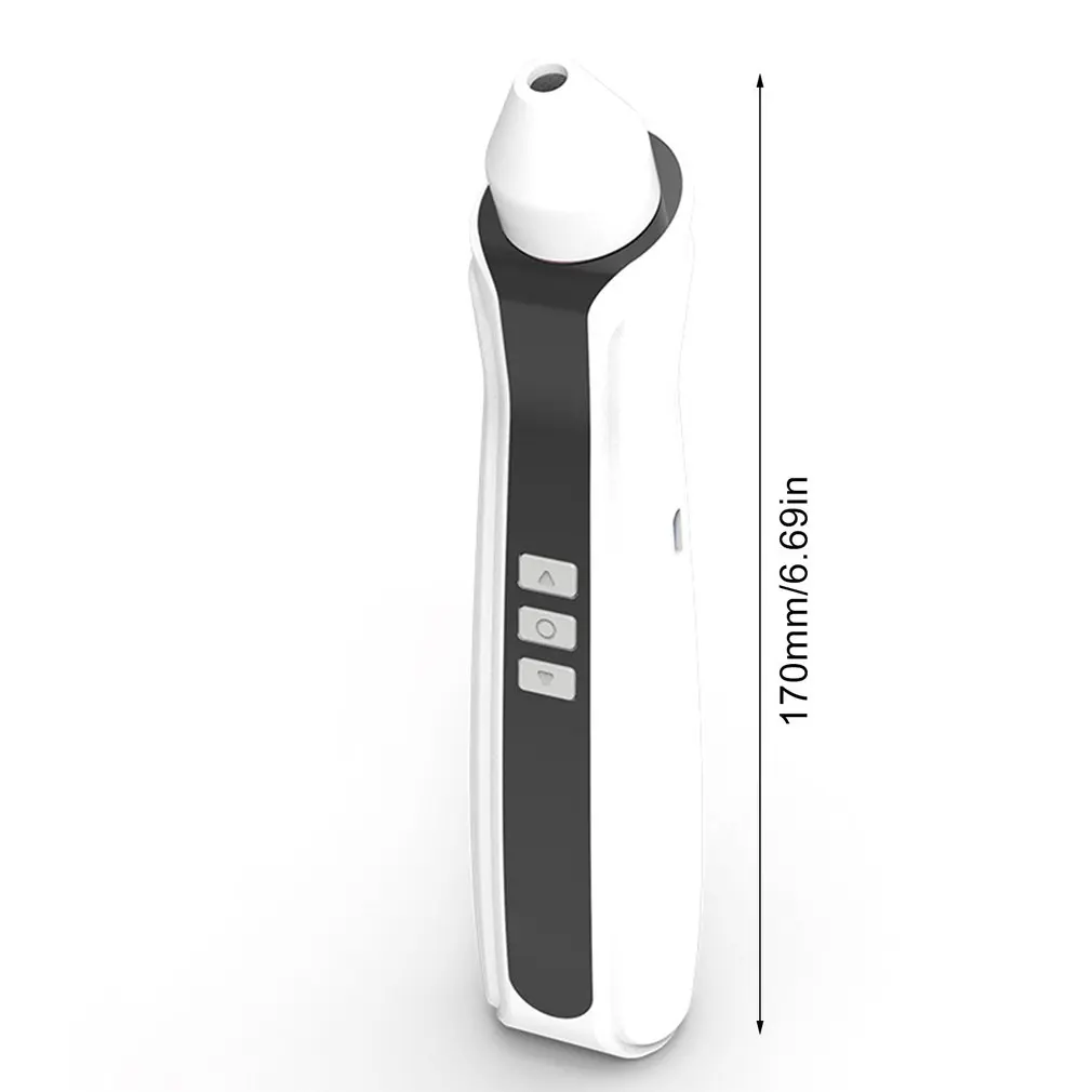 USB перезаряжаемая визуальная угревая камера для удаления пор лица с Черной