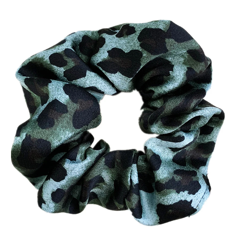 

Hot Sale Leopard Chiffon Scrunchies Hair Accessories For Women Girl Elastic Hair Ring Hair tie Ponytail Holder Rubber Hair Band