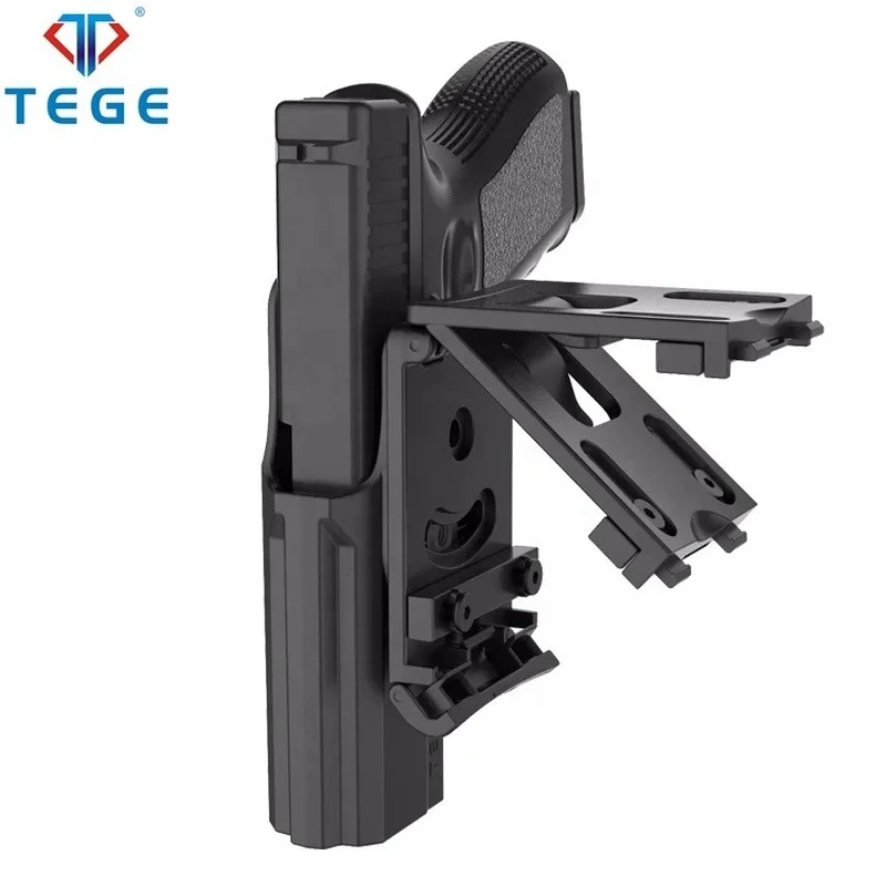 HK USP 9mm/.40 Full Size Compact Holster Index Finger Release Tactical Black Pistol Gun | Спорт и развлечения