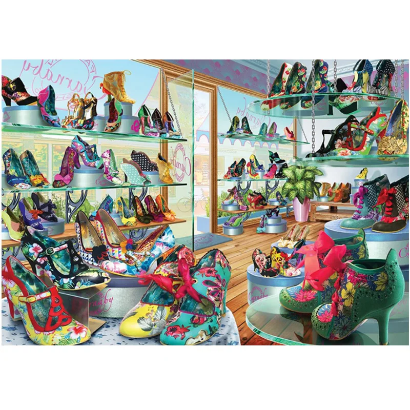 

Полная выкладка квадратных кристаллов картины Алмазная вышивка обувной магазин полная круглая 5d «сделай сам» алмазная живопись вышивка кр...