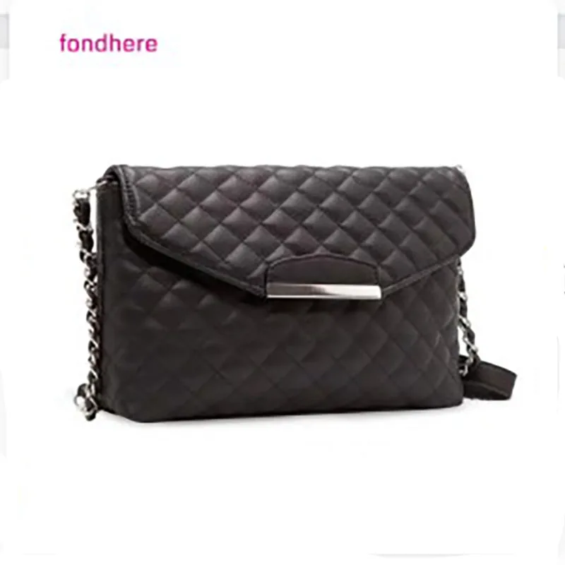

FONDHERE ladies hot style classic diamond chain cross-body bag single shoulder bag small fragrance fashion lady mini square bag