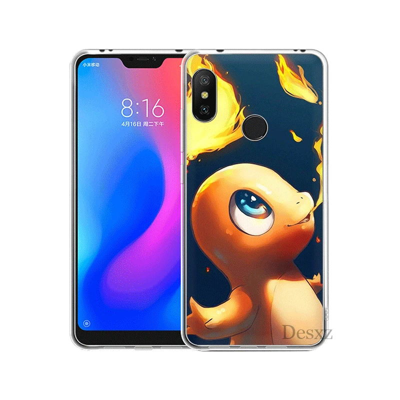 Mobile Phone Case For Xiaomi Redmi Note 4 4X 3 5 6 7 Pro 5A Hard Cover Pikachu Cool | Мобильные телефоны и аксессуары