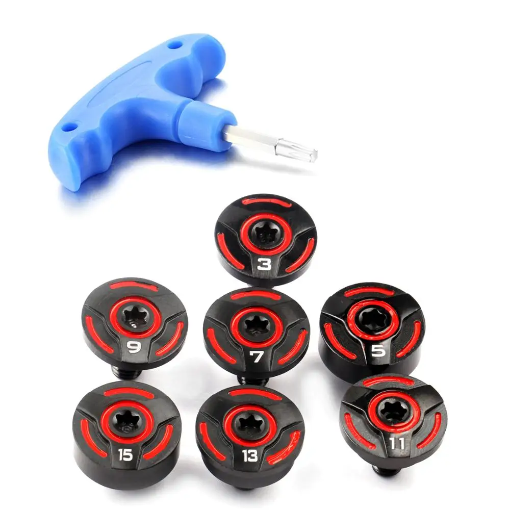 7 шт./компл. Golf Weight Screw 3g 5g 7g 9g 11g 13g 1 Замена для Callaway RAZR FIT драйвер серии X-Treme с ключом |