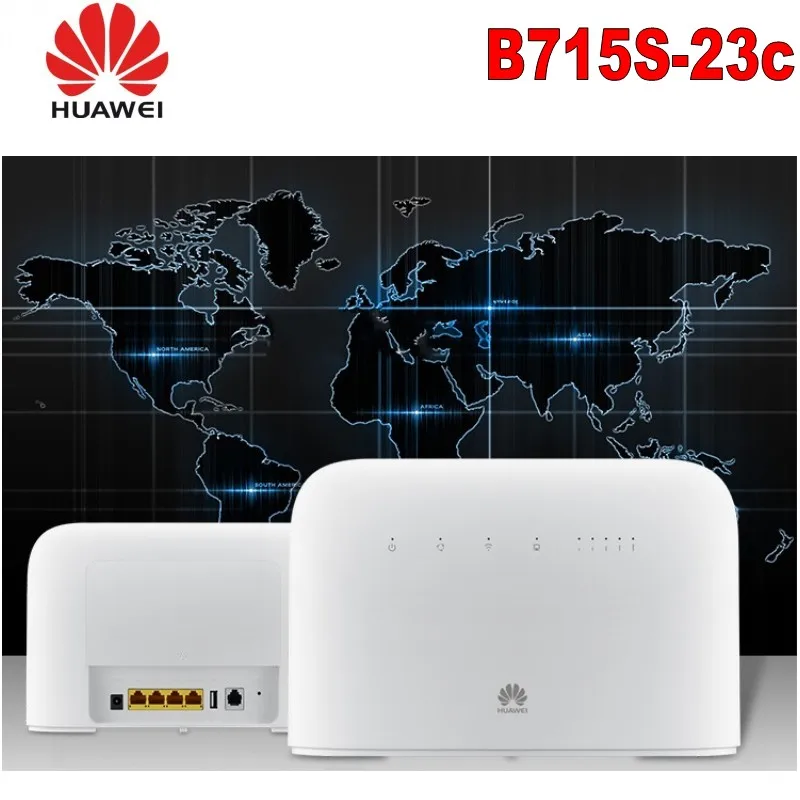 Разблокированный huawei B715s-23c 4 аппарат не привязан к оператору сотовой связи Cat9 Band1/3/7/8/20/28/32/38 CPE 4G маршрутизатор Wi-Fi B715s-23c PK B618 B525 E5788