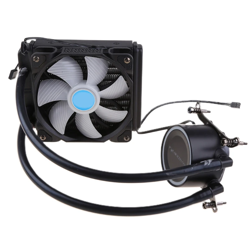

Низкопрофильный кулер для ЦП intel/amd/LGA, Цветной RGB радиатор шасси, воздушный кулер для ЦП FEP Pipe, 4,72 дюйма, бесшумный ШИМ вентилятор