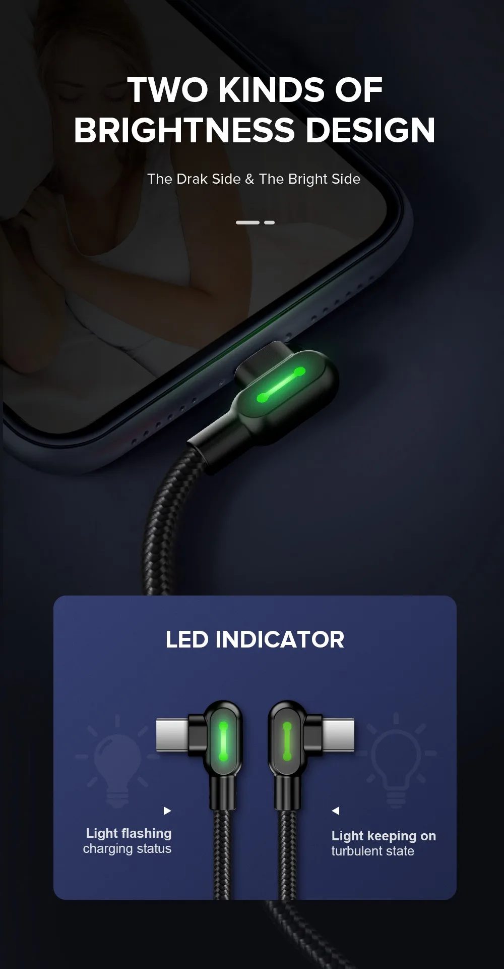 MCDODO type-C-USB кабель для быстрой зарядки USB кабель для зарядки samsung Galaxy S8 lg для iPhone X XS MAX 8 7 6S Usb кабель