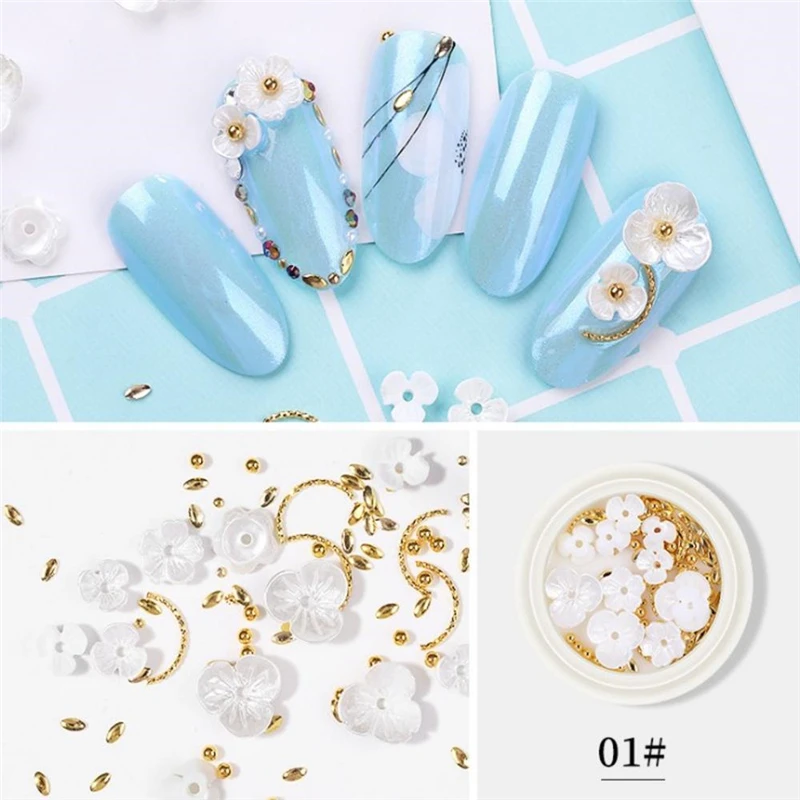 5 цветов Стразы для ногтей украшения 3D нерегулярные бусины австралийские