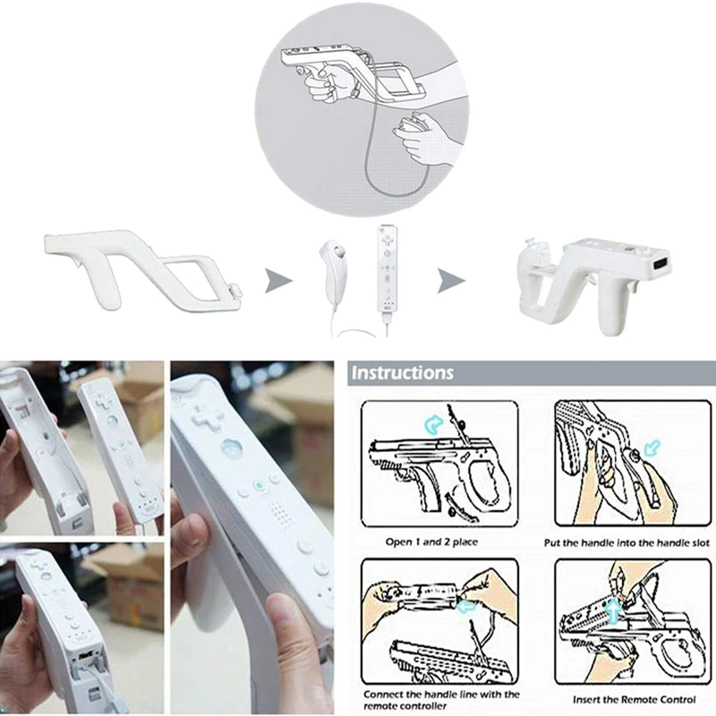 Для Zapper съемные для пульта дистанционного управления Navy Wii Джойстики джойстика