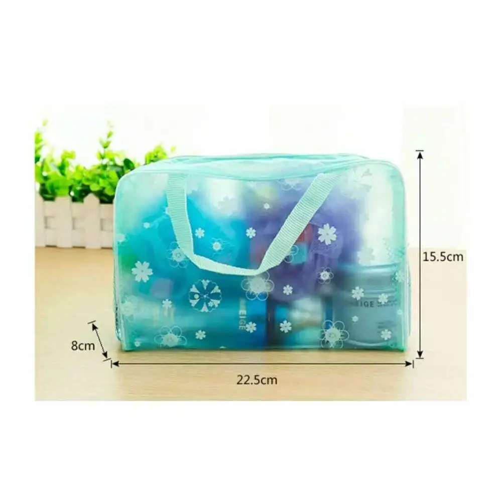 Легкая прозрачная косметичка из ПВХ дорожный органайзер для косметолога коробка