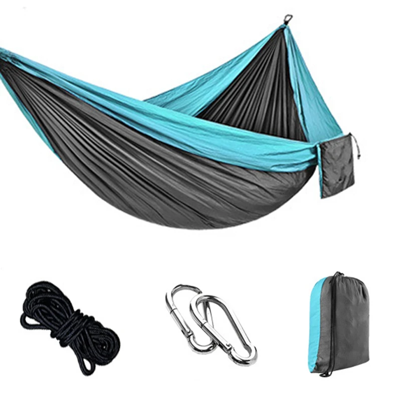

Portable Outdoor Camping Hammock Double Person Survival Garden Hanging Sleeping Chair Travel Furniture Parachute Hammocks