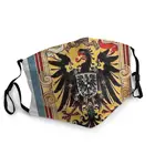 Респиратор kaiserdisk с немецкими флагами и орлом для мужчин и женщин, многоразовая маска для лица С Пылезащитным покрытием и защитой от смога