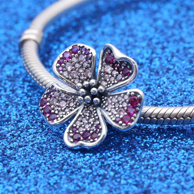 Женский браслет и ожерелье из серебра 925 пробы с бусинами | Украшения аксессуары