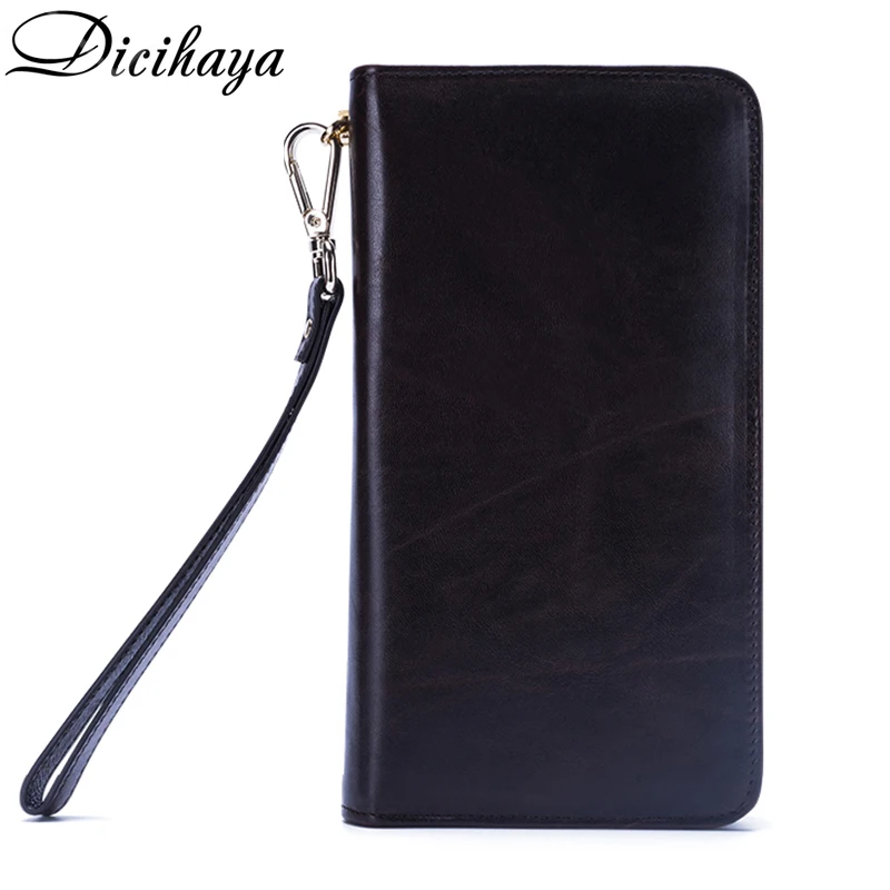 Мужские кошельки классический длинный клатч в стиле ретро держатель для карт