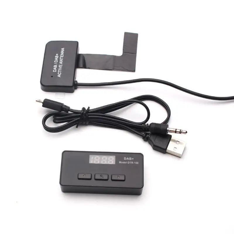 5 в постоянного тока домашняя Автомобильная 3 AUX IN Interface DAB + приемник сигнала радио