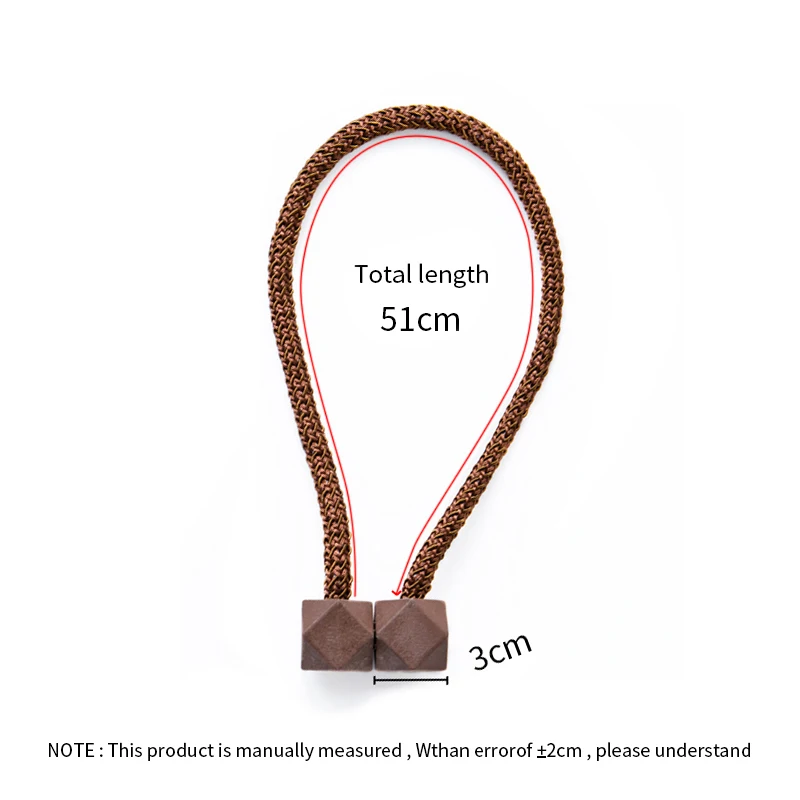 

Magnetic Solid Color Curtain Hooks Tiebacks Tie Backs Buckle Clips Holdbacks Curtain Tiebacks For Living Room Bedroom Decoration
