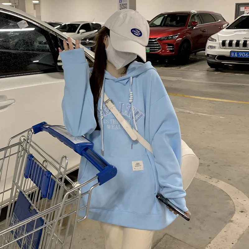 

Женский свитер на весну и осень, тонкий корейский свободный свитер в стиле оверсайз, новинка 2021